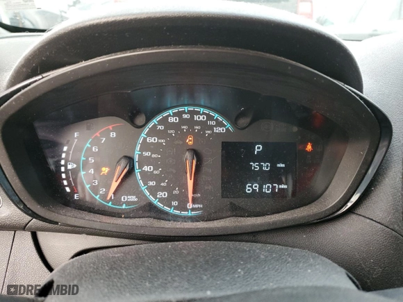 2017 Chevrolet Spark LS with VIN KL8CB6SAXHC732381, listed as a Copart auction lot 48026045 with 69,107 mi miles and Salvage Title. Bid and sale history available at carsss.com. Image 9.
