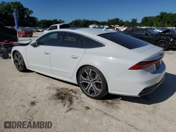 2019 Audi A7 Prestige with VIN WAUV2AF22KN020218, listed as a Copart auction lot 49616874 with 29,820 mi miles. Bid and sale history available at carsss.com. Image 2.