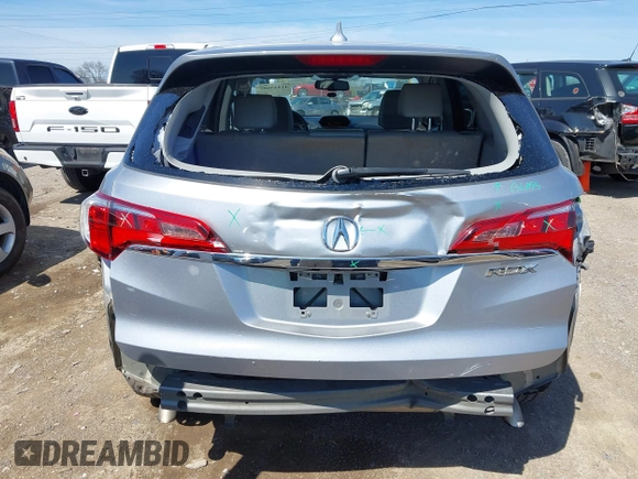 2017 Acura RDX with VIN 5J8TB3H38HL014490, listed as a IAAI auction lot 41843607 with 110,093 mi miles. Bid and sale history available at carsss.com. Image 6.