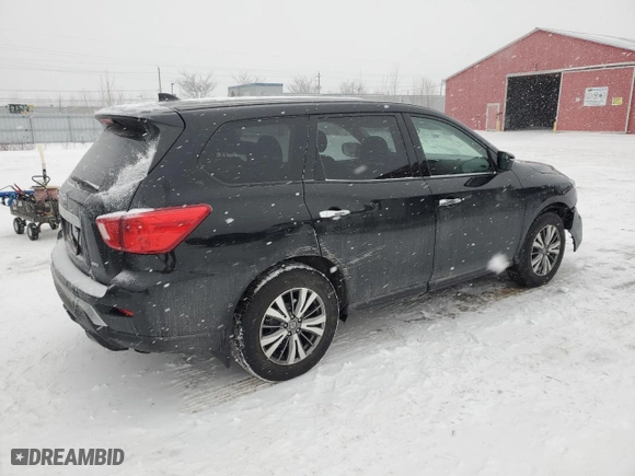 2019 Nissan Pathfinder S with VIN 5N1DR2MM7KC616145, listed as a Copart auction lot 44406565 with 108,305 mi miles and Clean Title. Bid and sale history available at carsss.com. Image 3.