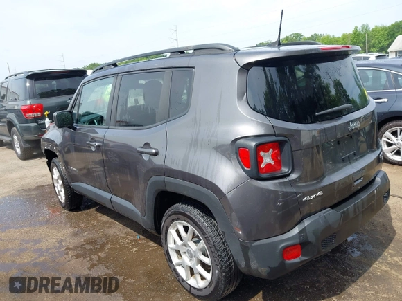 2019 Jeep Renegade Altitude with VIN ZACNJBBB7KPK46146, listed as a IAAI auction lot 42457027 with 125,532 mi miles and . Bid and sale history available at DreamBid. Image 3.