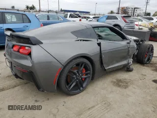 2016 Chevrolet Corvette 3LT with VIN 1G1YF2D78G5122230, listed as a Copart auction lot 53842935 with 0 mi miles and Salvage Title. Bid and sale history available at carsss.com. Image 3.