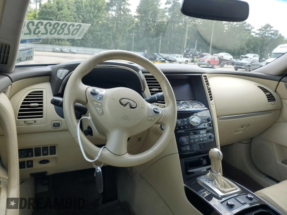 2017 Infiniti QX70 с VIN JN8CS1MW9HM413278, выставлен на аукционе Copart как лот 62882325 с пробегом 89 225 миль миль и Списание • Salvage title. История ставок и продаж доступна на DreamBid. Изображение 8.