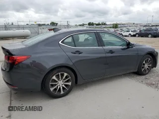 2015 Acura TLX with VIN 19UUB1F37FA010497, listed as a Copart auction lot 62029345 with 182,675 mi miles and Salvage title. Bid and sale history available at DreamBid. Image 3.