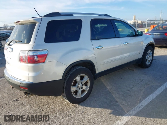 2010 GMC Acadia SLE with VIN 1GKLRLED6AJ148461, listed as a IAAI auction lot 41235180 with 222,446 mi miles and . Bid and sale history available at DreamBid. Image 4.