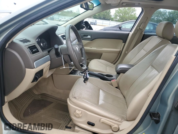 2008 Mercury Milan Premier with VIN 3MEHM08168R627378, listed as a Copart auction lot 59751325 with 102,795 mi miles and Salvage title. Bid and sale history available at DreamBid. Image 7.
