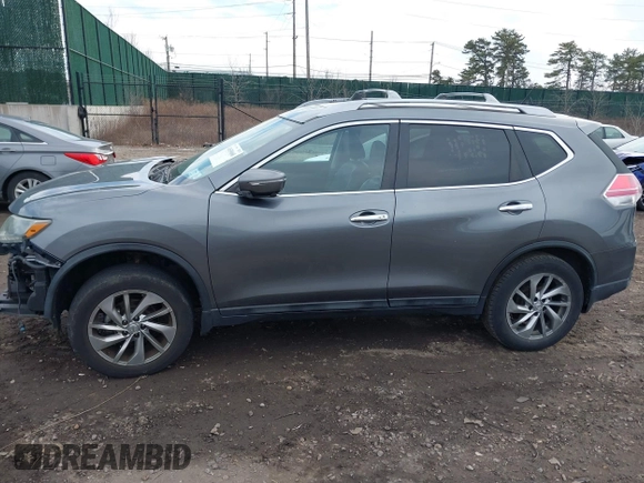 2014 Nissan Rogue SL with VIN 5N1AT2MV3EC860974, listed as a IAAI auction lot 41639668 with 99,360 mi miles. Bid and sale history available at carsss.com. Image 14.