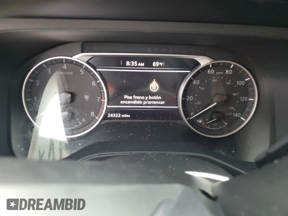2023 Nissan Pathfinder S with VIN 5N1DR3AC9PC218234, listed as a Copart auction lot 73536874 with 24,322 mi miles and Salvage title. Bid and sale history available at DreamBid. Image 9.