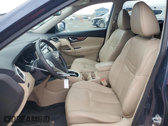 2016 Nissan Rogue SV with VIN 5N1AT2MT7GC844620, listed as a Copart auction lot 48819295 with 88,431 mi miles and Salvage Title. Bid and sale history available at carsss.com. Image 7.