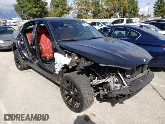 2018 BMW X6 xDrive35i with VIN 5UXKU2C58J0X51623, listed as a Copart auction lot 42808013 with 52,708 mi miles. Bid and sale history available at carsss.com. Image 4.