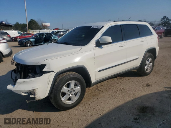 2012 Jeep Grand Cherokee Laredo with VIN 1C4RJEAG4CC171673, listed as a Copart auction lot 46272585 with 151,160 mi miles and Salvage Title. Bid and sale history available at carsss.com. Image 1.