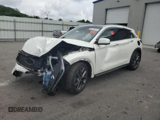 2021 Infiniti QX50 AUTOGRAPH with VIN 3PCAJ5DBXMF105694, listed as a Copart auction lot 64116414 with 0 mi miles and Non Repairable. Bid and sale history available at carsss.com. Image 1.