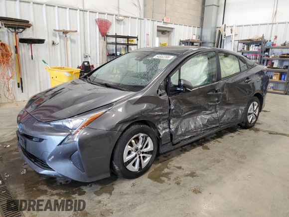 2016 Toyota Prius Four with VIN JTDKARFU4G3023066, listed as a Copart auction lot 54852395 with 127,422 mi miles and Non Repairable. Bid and sale history available at carsss.com. Image 1.