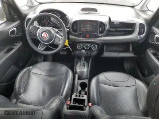 2018 FIAT 500L Lounge with VIN ZFBCFACH3JZ040883, listed as a Copart auction lot 42946565 with 93,329 mi miles and Salvage Title. Bid and sale history available at carsss.com. Image 8.
