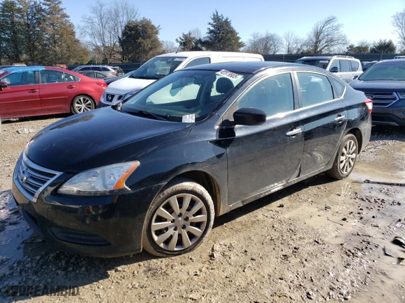 2013 Nissan Sentra SV with VIN 3N1AB7AP0DL734474, listed as a Copart auction lot 42879905 with 143,286 mi miles and Clean Title. Bid and sale history available at carsss.com. Image 1.