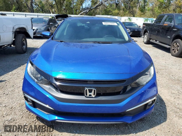 2021 Honda Civic Sedan EX with VIN 19XFC1F33ME010382, listed as a Copart auction lot 48657995 with 33,102 mi miles and Salvage Title. Bid and sale history available at carsss.com. Image 5.