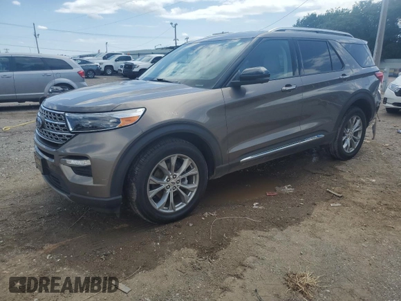 2021 Ford Explorer Limited with VIN 1FMSK8FH6MGB06637, listed as a Copart auction lot 59941245 with 81,061 mi miles and Salvage title. Bid and sale history available at DreamBid. Image 1.