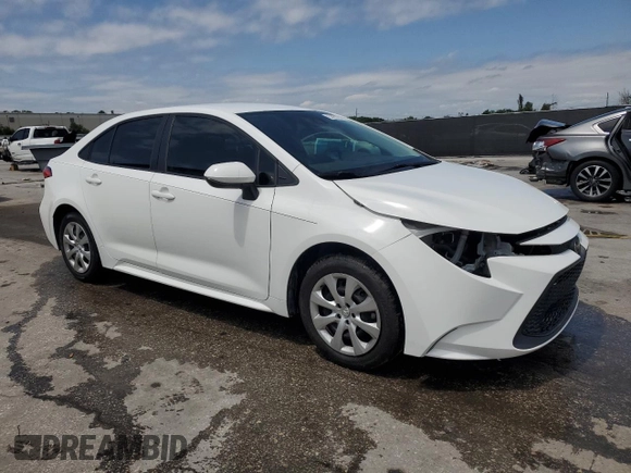 2022 Toyota Corolla LE with VIN 5YFEPMAE7NP284050, listed as a Copart auction lot 52207525 with 39,153 mi miles and Salvage Title. Bid and sale history available at carsss.com. Image 4.