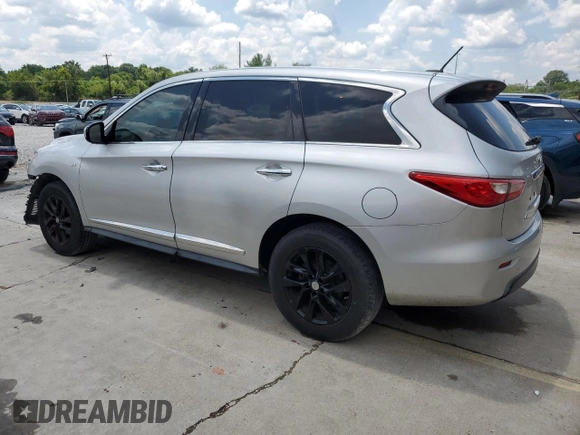 2015 Infiniti QX60 with VIN 5N1AL0MN5FC505729, listed as a Copart auction lot 62725784 with 147,787 mi miles and Salvage Title. Bid and sale history available at DreamBid. Image 2.