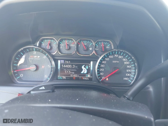 2017 Chevrolet Silverado 1500 LTZ with VIN 3GCUKSEC5HG127344, listed as a IAAI auction lot 41126790 with 61,462 mi miles. Bid and sale history available at carsss.com. Image 7.
