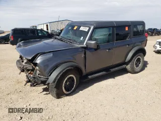 2023 Ford Bronco with VIN 1FMEE5DP7PLB10950, listed as a Copart auction lot 47236545 with 17,311 mi miles and Salvage Title. Bid and sale history available at carsss.com. Image 1.