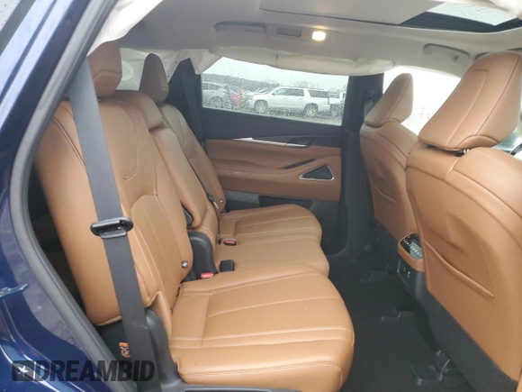 2023 Infiniti QX60 Sensory с VIN 5N1DL1GS3PC369932, выставлен на аукционе Copart как лот 86880464 с пробегом 22 651 миль миль и Списание • Salvage title. История ставок и продаж доступна на DreamBid. Изображение 12.