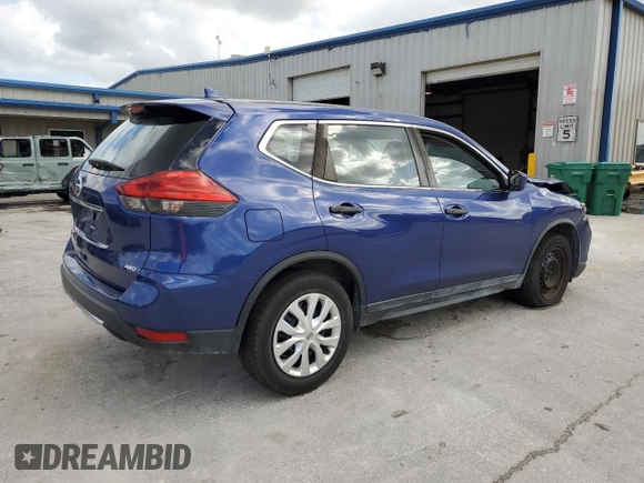 2017 Nissan Rogue SV with VIN KNMAT2MV8HP517725, listed as a Copart auction lot 80308304 with 147,116 mi miles and Salvage Title. Bid and sale history available at carsss.com. Image 3.