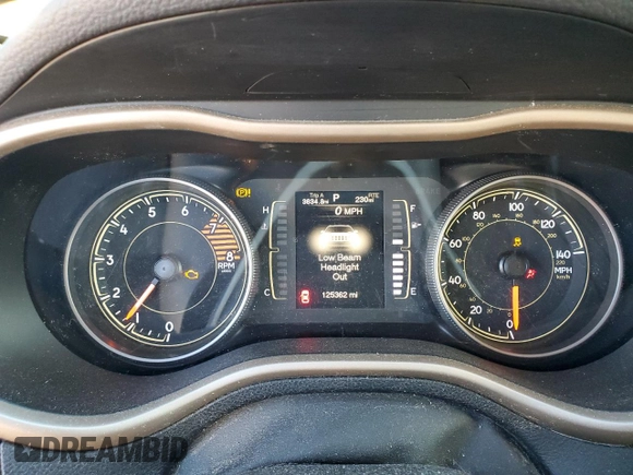2017 Jeep Cherokee Sport with VIN 1C4PJMAS4HD234617, listed as a Copart auction lot 80662074 with 125,362 mi miles and Salvage title. Bid and sale history available at DreamBid. Image 9.
