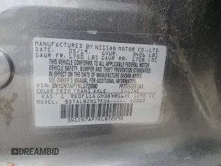 2019 Nissan Versa SV z VIN 3N1CN7AP7KL872090, wystawiony jako Copart lot #53095795 z przebiegiem 88 987 mil mil oraz Szkoda całkowita • Salvage title. Historia ofert i sprzedaży dostępna na DreamBid. Obrazek 13.