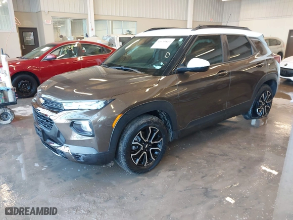 2021 Chevrolet TrailBlazer ACTIV with VIN KL79MVSLXMB040058, listed as a IAAI auction lot 41630813 with 29,387 mi miles. Bid and sale history available at carsss.com. Image 20.