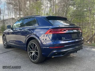 2021 Audi Q8 Prestige with VIN WA1FVAF12MD006912, listed as a Copart auction lot 50179263 with 30,100 mi miles. Bid and sale history available at carsss.com. Image 3.