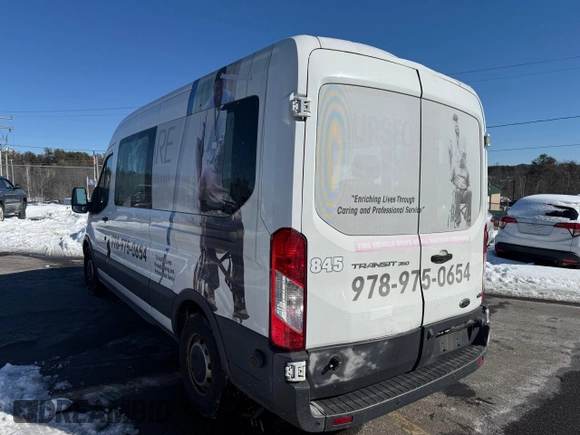 2016 Ford Transit XL with VIN 1FBAX2CMXGKB29845, listed as a Copart auction lot 46722645 with 224,377 mi miles and Clean title. Bid and sale history available at DreamBid. Image 3.