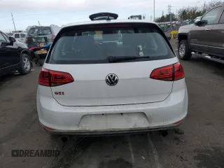 2016 Volkswagen Golf GTI S w/Performance Pkg with VIN 3VWT47AU8GM009223, listed as a Copart auction lot 47826535 with 124,020 mi miles and Salvage Title. Bid and sale history available at carsss.com. Image 6.