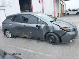 2022 Nissan LEAF S with VIN 1N4AZ1BV2NC557836, listed as a IAAI auction lot 42164896 with 33,729 mi miles and . Bid and sale history available at DreamBid. Image 14.