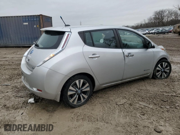2013 Nissan LEAF S with VIN 1N4AZ0CP4DC402150, listed as a Copart auction lot 47616095 with 97,152 mi miles and Non Repairable. Bid and sale history available at carsss.com. Image 3.
