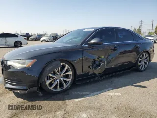 2013 Audi A6 Premium Plus with VIN WAUGFAFC0DN082662, listed as a Copart auction lot 62885585 with 142,936 mi miles and Salvage title. Bid and sale history available at DreamBid. Image 1.