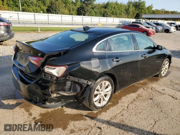 2019 Chevrolet Malibu LT with VIN 1G1ZD5ST2KF175374, listed as a Copart auction lot 75428604 with 104,777 mi miles and Salvage Title. Bid and sale history available at DreamBid. Image 3.