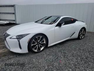 2018 Lexus LC with VIN JTHHP5AY4JA003946, listed as a Copart auction lot 85205524 with 1 mi miles and Salvage Title. Bid and sale history available at carsss.com. Image 1.