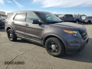 2013 Ford Utility Police Interceptor with VIN 1FM5K8ARXDGA18350, listed as a Copart auction lot 75301314 with 180,924 mi miles and Salvage Title. Bid and sale history available at carsss.com. Image 4.