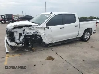 2024 Chevrolet Silverado 1500 Custom with VIN 3GCPABEK4RG267443, listed as a Copart auction lot 70267084 with 11,304 mi miles and Salvage Title. Bid and sale history available at DreamBid. Image 1.
