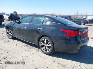 2017 Nissan Maxima SV with VIN 1N4AA6AP1HC437294, listed as a IAAI auction lot 41761296 with 1 mi miles. Bid and sale history available at carsss.com. Image 3.