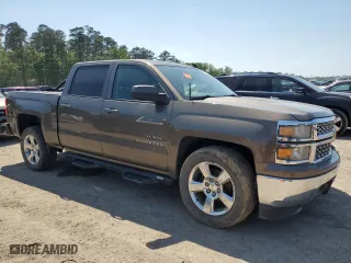 2014 Chevrolet Silverado 1500 LT with VIN 3GCPCREC8EG216761, listed as a Copart auction lot 52080365 with 80,879 mi miles and Salvage Title. Bid and sale history available at carsss.com. Image 4.