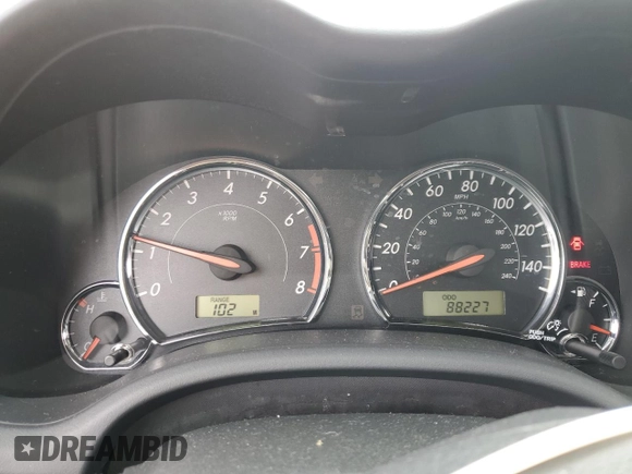 2012 Toyota Corolla L with VIN 2T1BU4EE2CC896739, listed as a Copart auction lot 51817525 with 88,227 mi miles and Salvage Title. Bid and sale history available at carsss.com. Image 9.