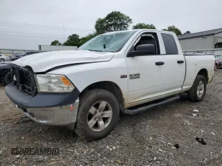 2016 Ram 1500 Tradesman with VIN 1C6RR7FT9GS291112, listed as a Copart auction lot 58763845 with 47,560 mi miles and Salvage title. Bid and sale history available at DreamBid. Image 1.