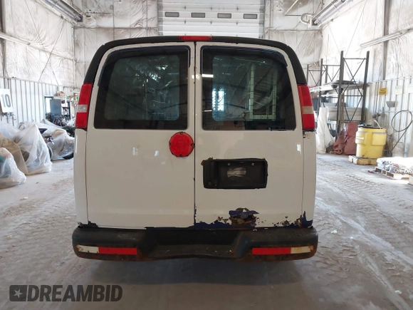 2013 Chevrolet Express Cargo Van with VIN 1GCWGFCA0D1156858, listed as a IAAI auction lot 42095785 with 223,413 mi miles. Bid and sale history available at carsss.com. Image 16.
