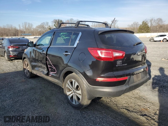 2013 Kia Sportage EX z VIN KNDPC3A24D7444857, wystawiony jako Copart lot #49819125 z przebiegiem 146 066 mil mil oraz Szkoda całkowita • Salvage title. Historia ofert i sprzedaży dostępna na DreamBid. Obrazek 2.