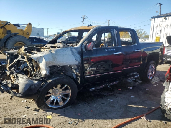 2018 Chevrolet Silverado 1500 High Country with VIN 3GCUKTEJ6JG580057, listed as a Copart auction lot 76290224 with Not Provided miles and Non Repairable. Bid and sale history available at DreamBid. Image 1.
