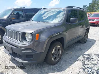 2017 Jeep Renegade Sport with VIN ZACCJBAB4HPG09720, listed as a IAAI auction lot 42234063 with 149,341 mi miles and . Bid and sale history available at DreamBid. Image 2.
