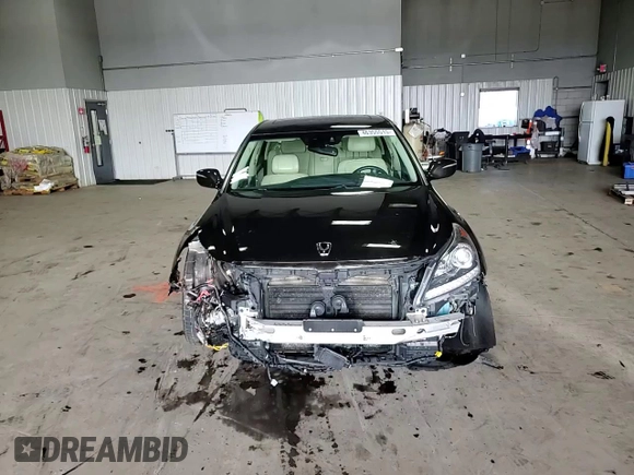 2014 Hyundai Equus Signature with VIN KMHGH4JH6EU082783, listed as a Copart auction lot 46355515 with 108,619 mi miles and Salvage Title. Bid and sale history available at DreamBid. Image 11.