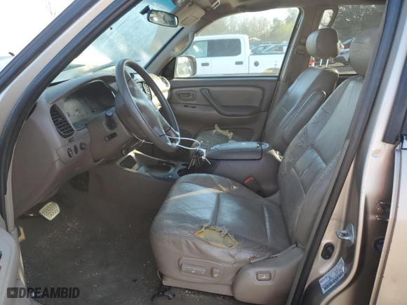 2001 Toyota Sequoia SR5 with VIN 5TDZT34A01S041892, listed as a Copart auction lot 50357025 with 223,300 mi miles and Salvage Title. Bid and sale history available at carsss.com. Image 7.